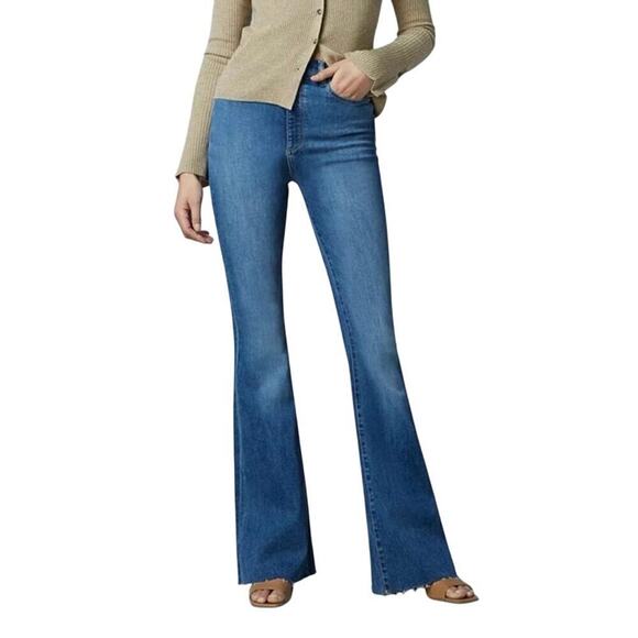 DL1961 Rachel Flare Ultra High Rise Instasculpt Denim Jeans Size 29 Stellar - Picture 1 of 12